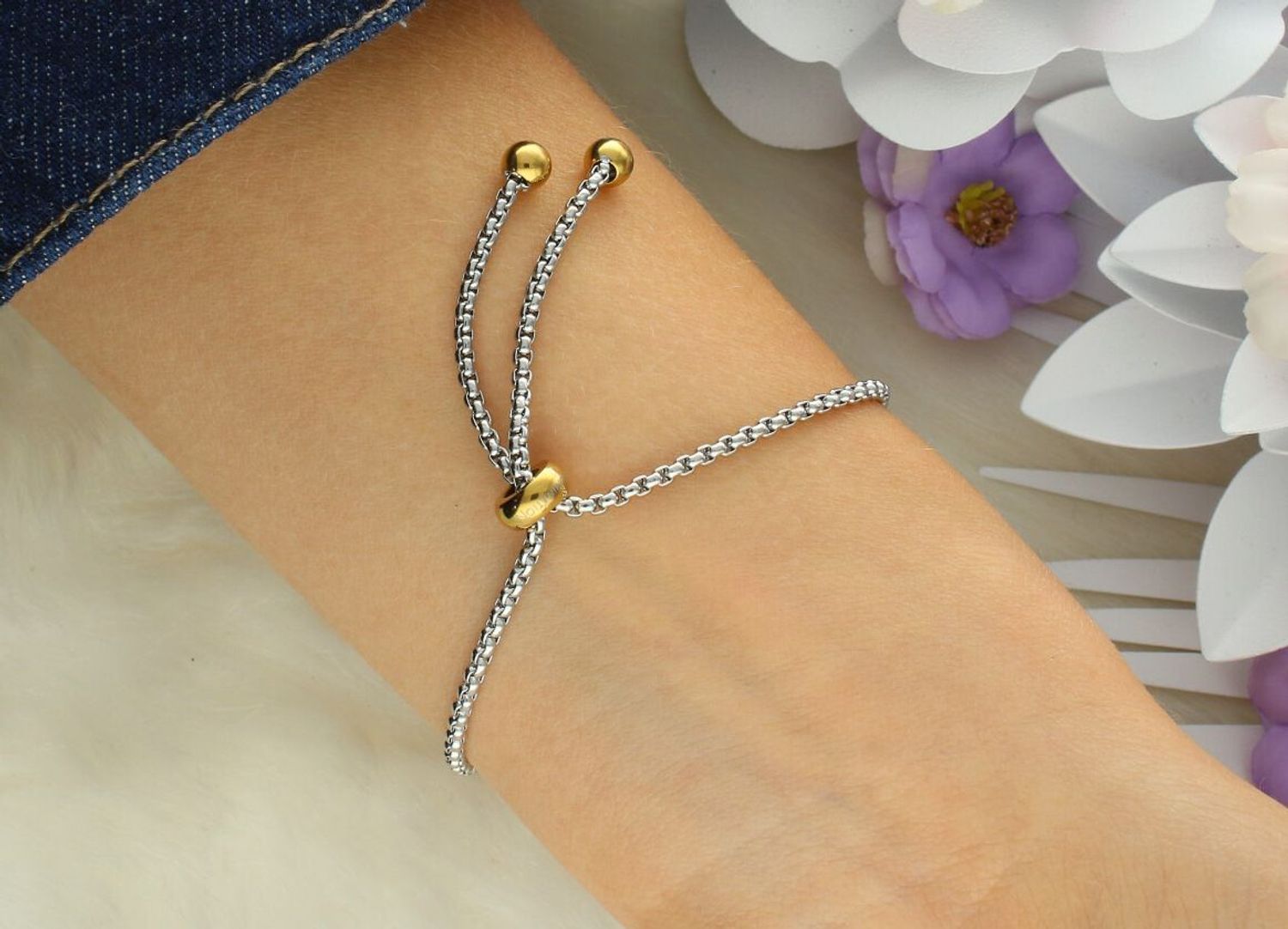 Bransoletka damska Nomination Milleluci złota serce cyrkonie 028021 022.jpg